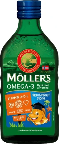 Mollers Omega 3 visolie met vruchtensmaak 250 ml
