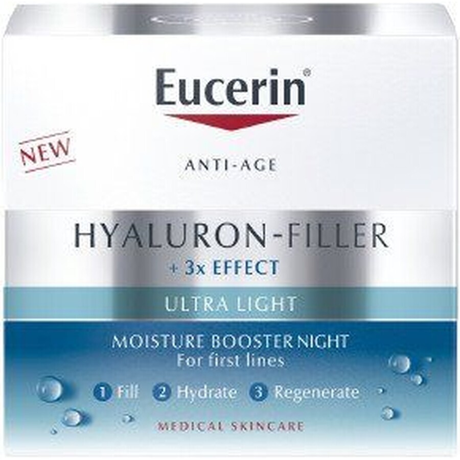 Eucerin Hyaluron - Filler + 3x Feuchtigkeitsbooster für die Nacht 50 ml