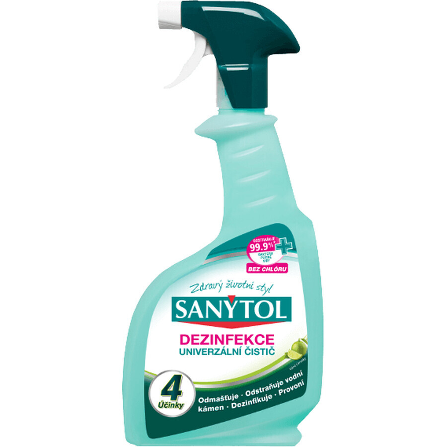 Sanytol Universal-Desinfektionsmittel - Spray 4 action lime 500 ml