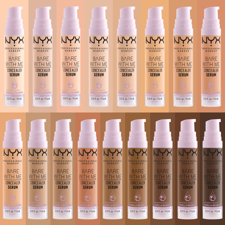 NYX Professional Makeup Bare With Me Serum & Calm Concealer 8.5 Karamel Concealer, 9.6 ml