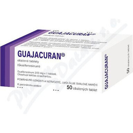 Guajacuran para expectorante 200 mg 50 comprimidos