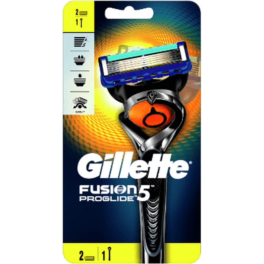 Gillette Fusion Proglide Rasierer + 2 Köpfe