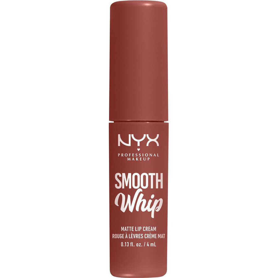 NYX Professional Makeup Smooth Whip Smooth Whip Matte Lip Cream 03 Late Foam Matte Liquid Lipstick, 4 ml