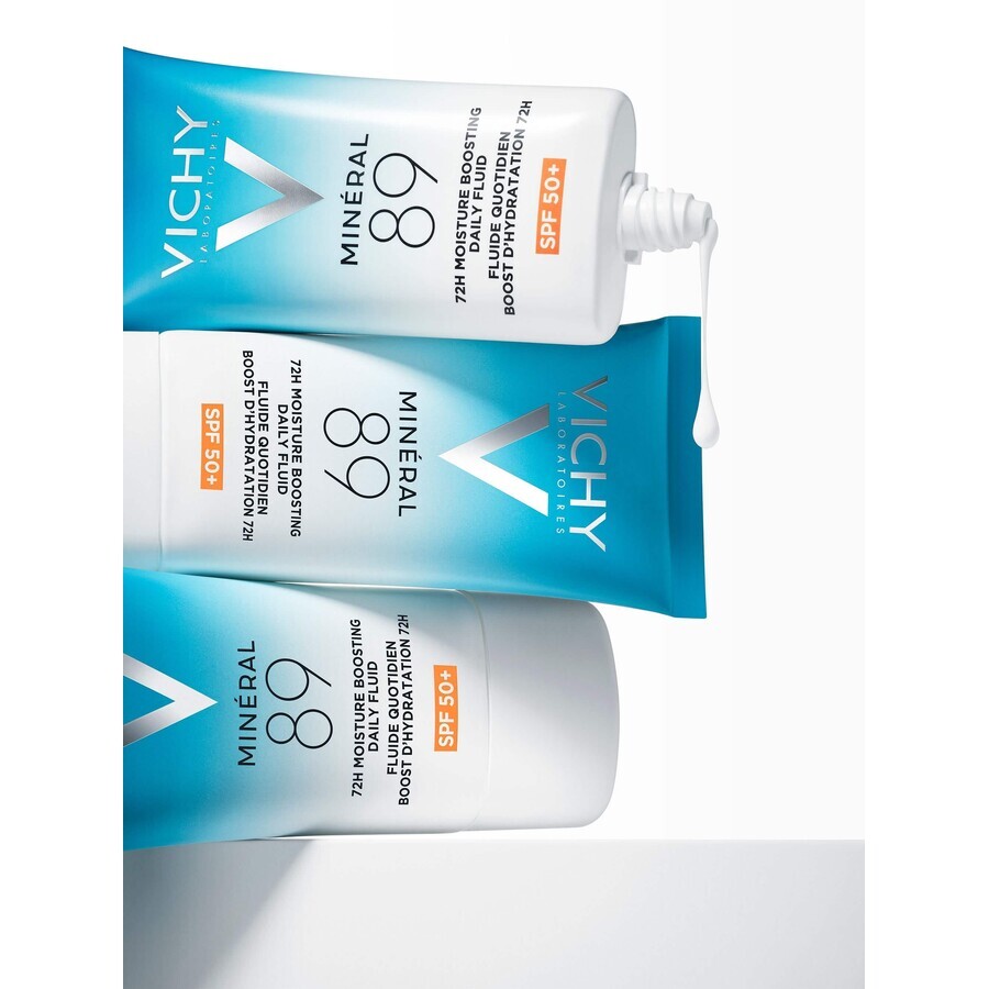 Vichy Mineral 89 72H Fluido de día fortificante con SPF50+, 50 ml