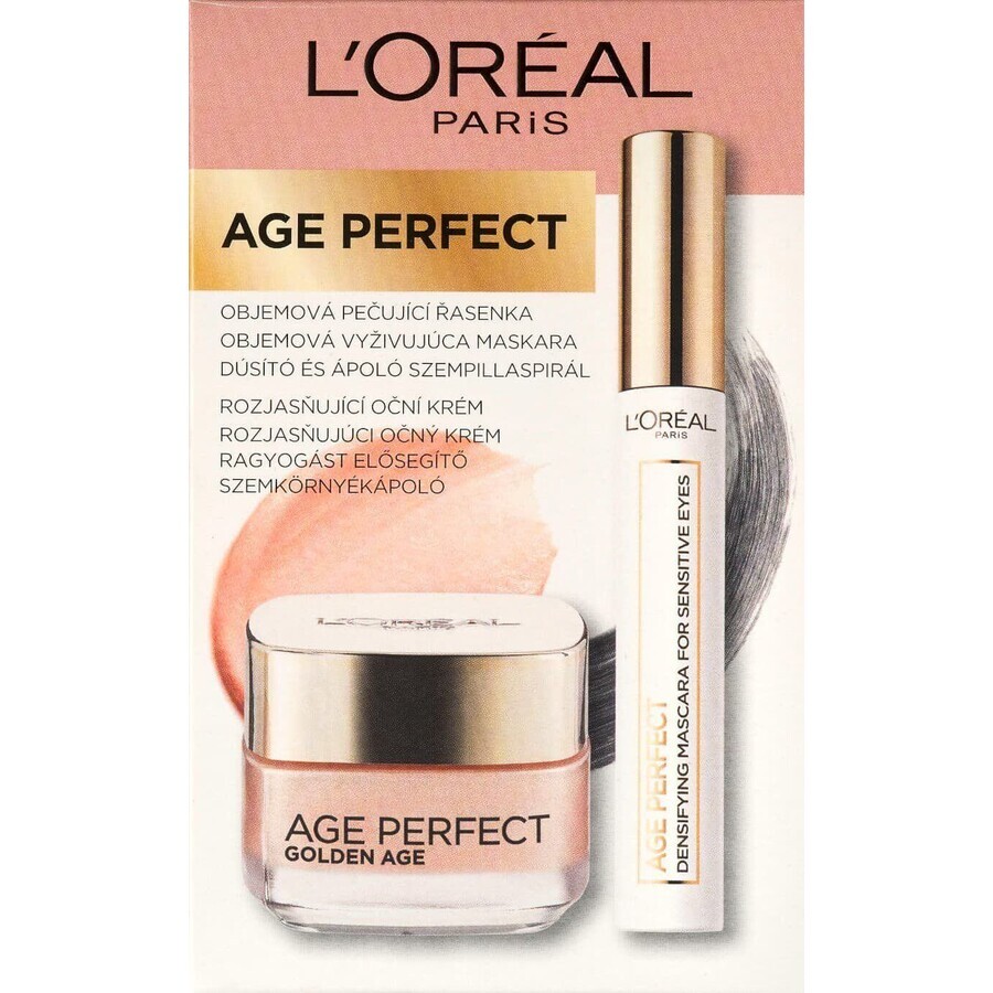 L'Oréal Paris Age Perfect - Golden Age Set - volumizing mascara + eye cream 22,4 ml