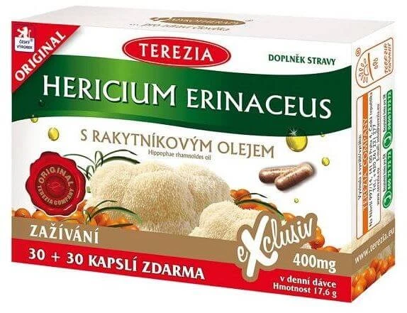 Terezia Koraal Egel met 100% duindoornolie 60 capsules