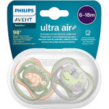 Philips Avent Ultra Air large pacifier 6-18m boy 2 pcs