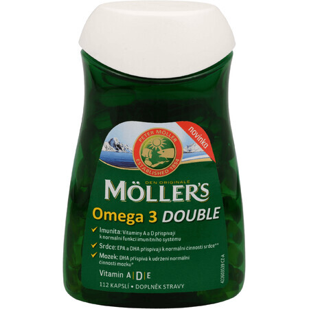 Mollers OMEGA 3 Doble 112 cápsulas