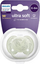 Philips Avent Ultrasoft Premium Fopspeen 0-6m groen