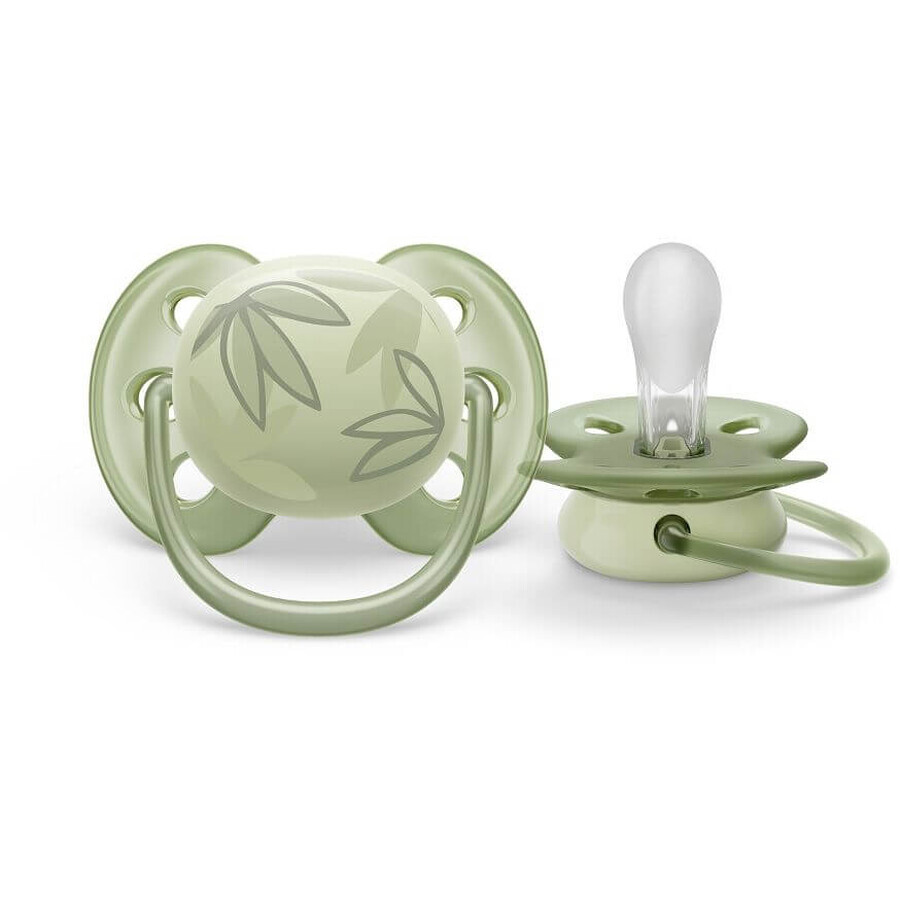 Philips Avent Ultrasoft Premium Soother 0-6m green