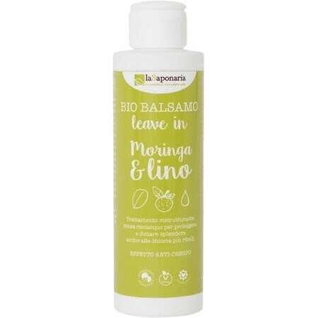 LaSaponaria Leave-in Conditioner met moringa en organische lijnzaadolie 150 ml