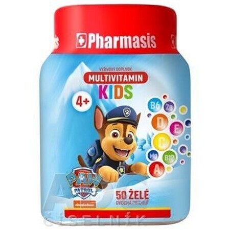 Pharmasis Multivitamine Kids Paw Patrol - blauw 50 stuks