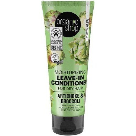 Organic Shop Balsamo idratante leave-in per capelli secchi Carciofo e Broccoli 75 ml