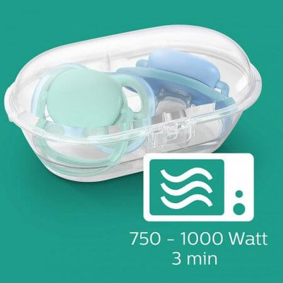 Philips Avent Ultra luchtfopspeen voor huisdieren 0-6m meisje 2 stuks