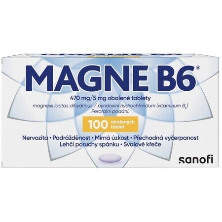 Magne B6 470mg/5mg 100 tablets