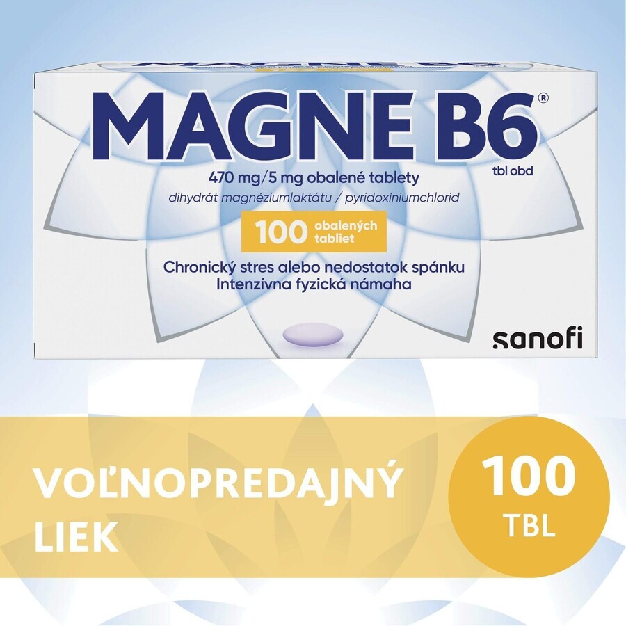 Magne B6 470mg/5mg 100 tablets