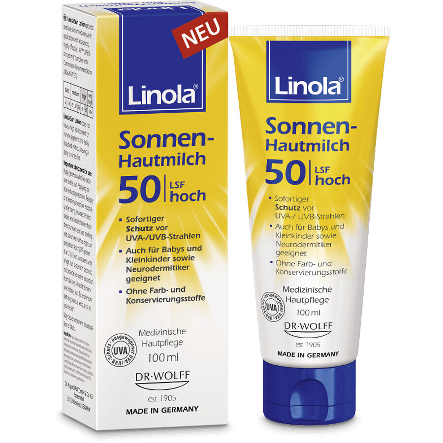 Linola Zonnebrandcrème SPF50 100 ml