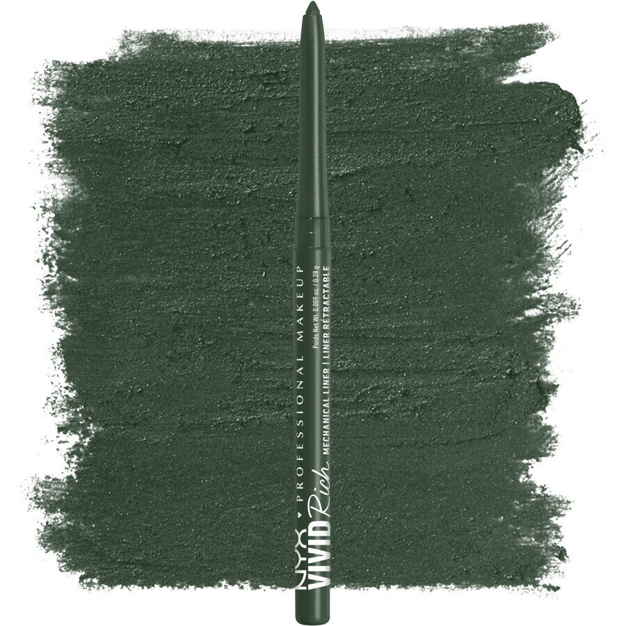 NYX Professional Makeup Vivid Rich Mechanical Liner Eye Pencil 08 Emerald Empire 0,28 g