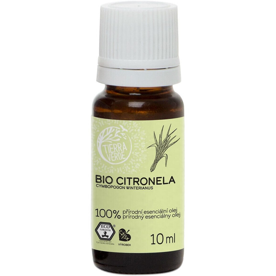 Tierra Verde Ulei esențial BIO Citronella 10 ml