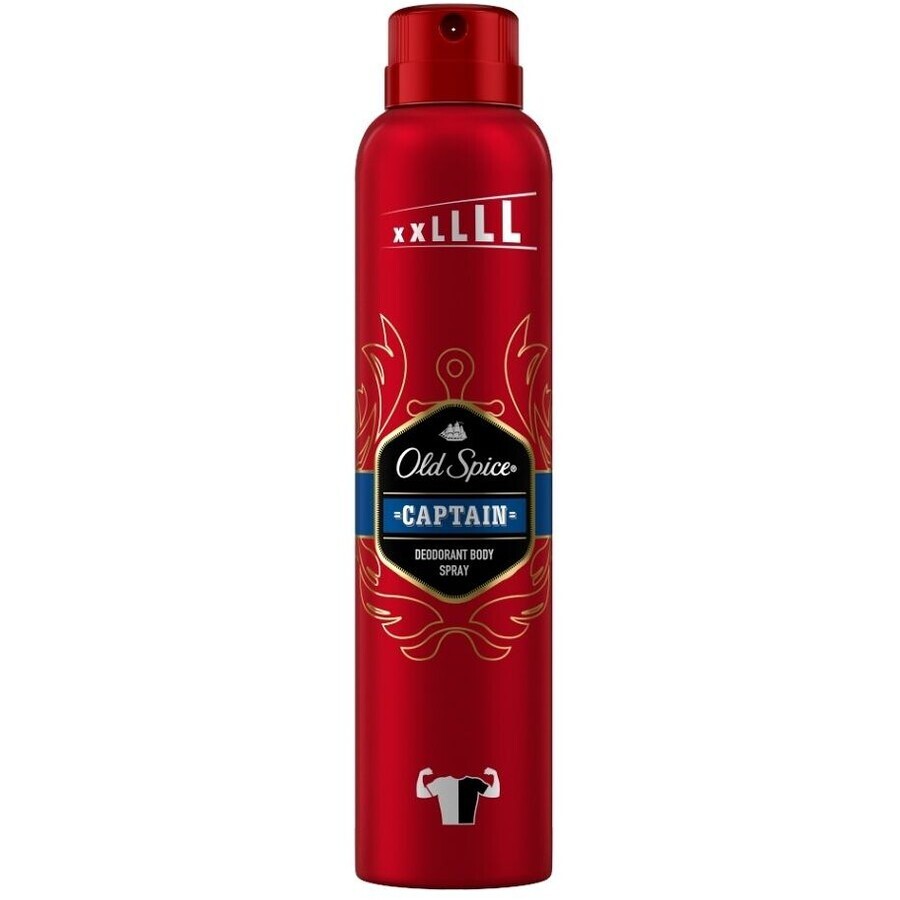 Old Spice Captain deo spray XXL con note di sandalo e agrumi 250 ml