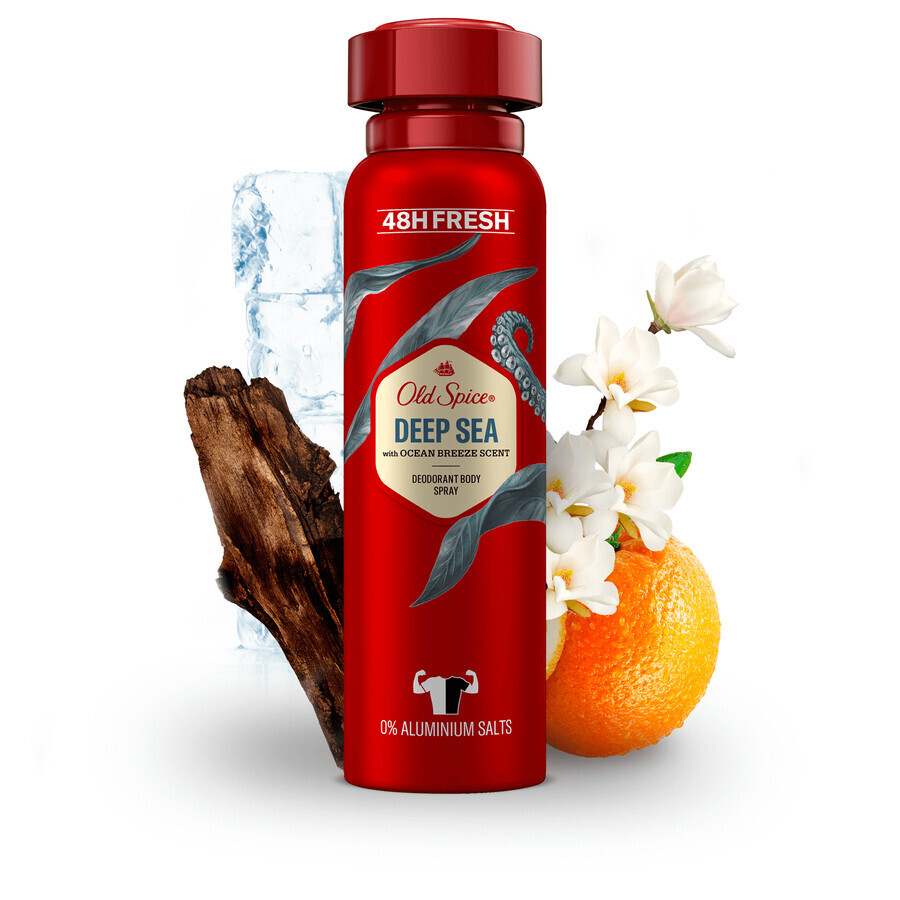 Old Spice Deep Sea Deodorant Spray with citrus and sea flowers 150 ml