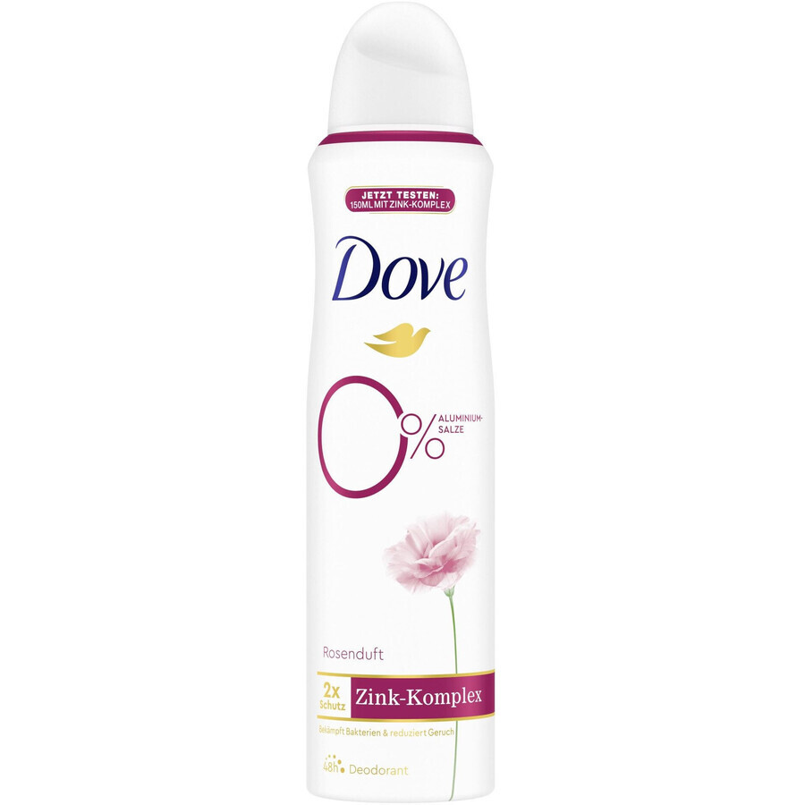 Dove Deodorant Spray 0% ALU Roos en Jasmijn 150 ml