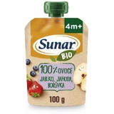Sunar Bio fruitcapsule appel, aardbei, bosbes 4m+ 100 g