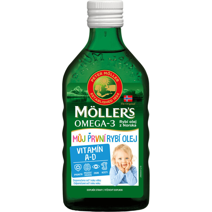 Mollers Möller's Omega 3 Mi Primer Aceite de Pescado 250 ml