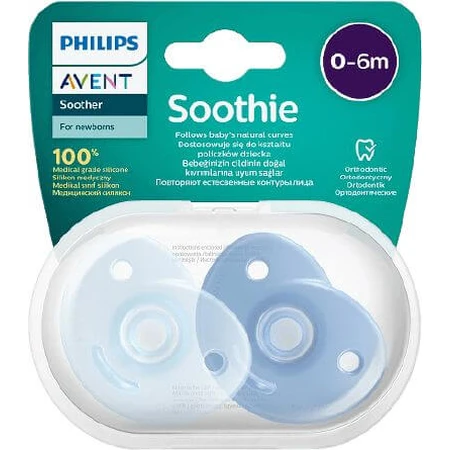 Philips Avent Soothie Sootherie 0-6m băiat 2 buc
