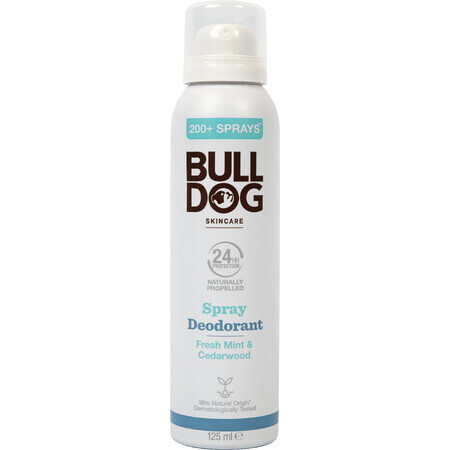 Bulldog Verse munt & cederhout Deodorant Spray 125 ml