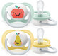 Philips Avent Ultra air neutral fopspeen 0-6m appel 2 stuks