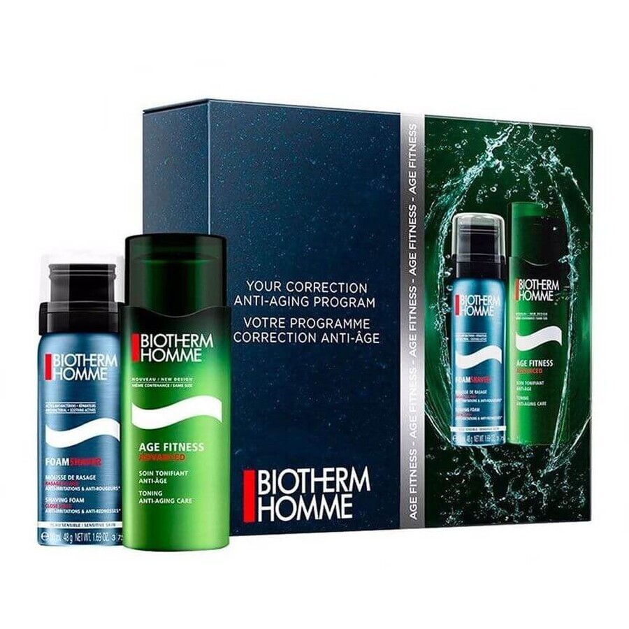 Biotherm Homme geschenkset voor heren - scheerschuim + gezichtsgel