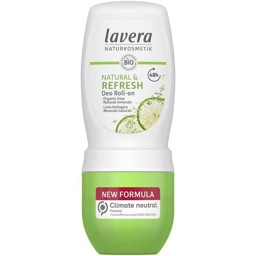 Lavera Roll-on Refresh Deodorante rinfrescante con pallina al limone 50 ml