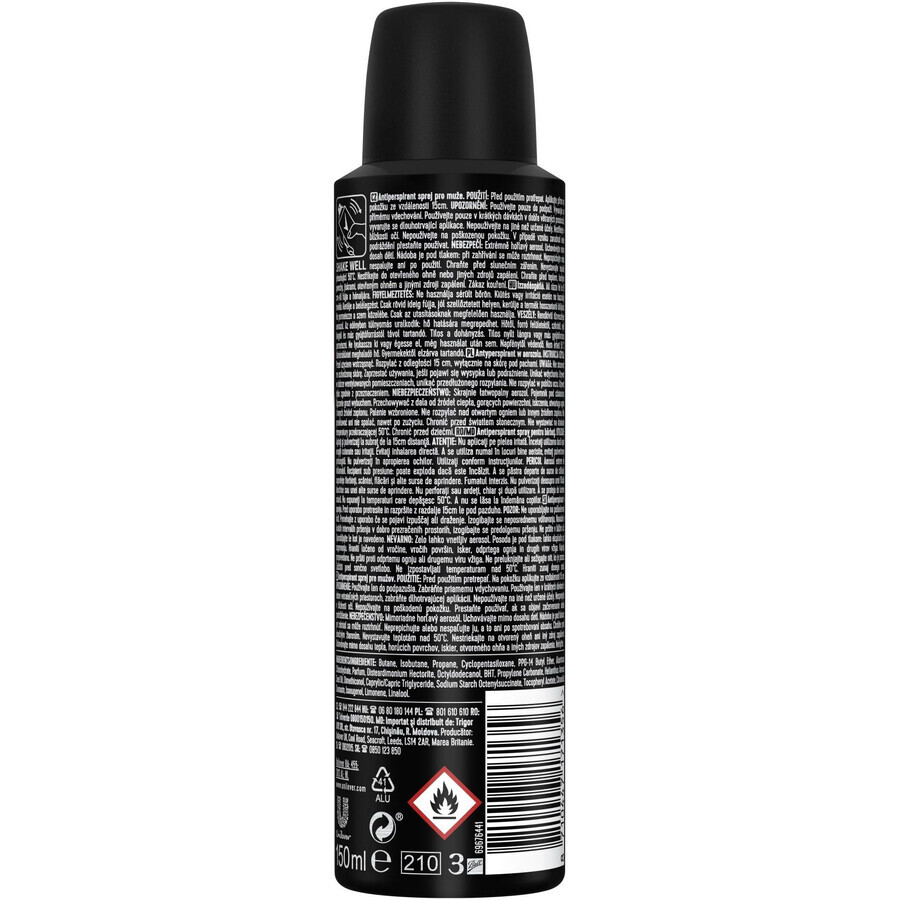 Rexona Men Active Protection + Invisible Antiperspirant Spray 150 ml