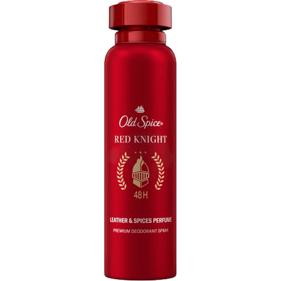 Old Spice Red Knight Premium mannen deodorantspray met frisse leer- en kruidnoten 200 ml