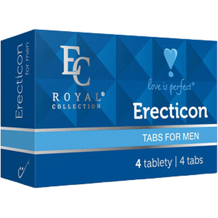 Liefde is perfect Afrodisiacum tabletten Erecticon 4 stuks