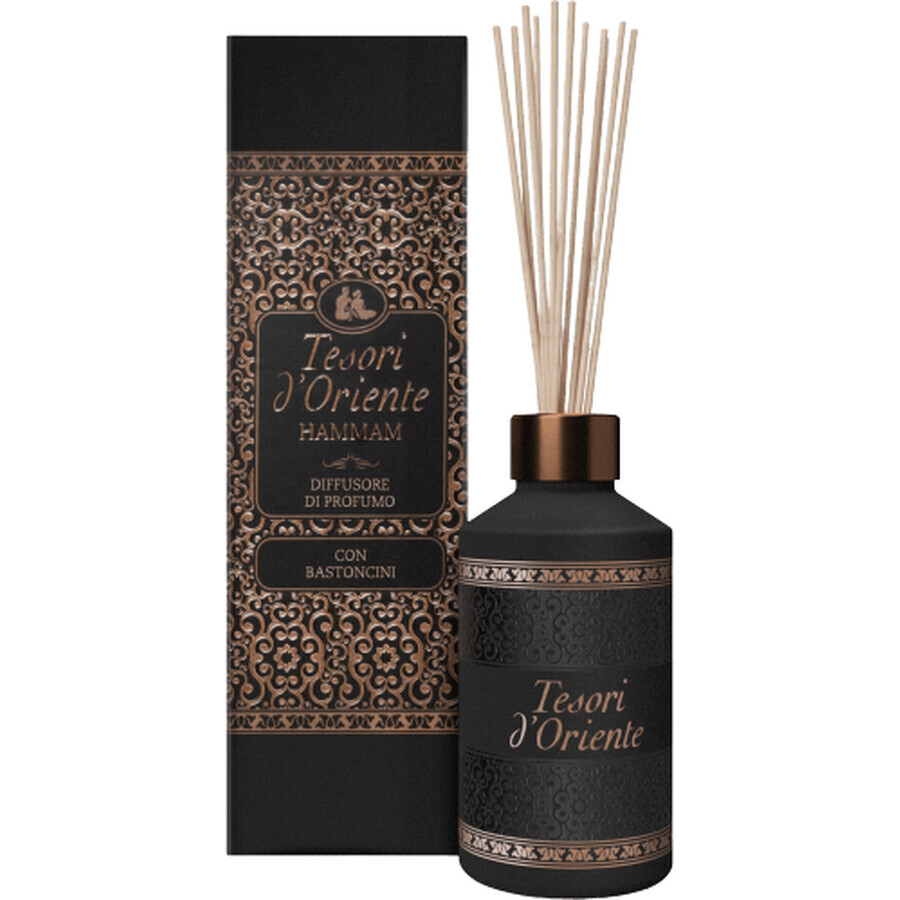 Tesori d'Oriente Hammam Aroma Diffuser met rotan stokjes 200 ml