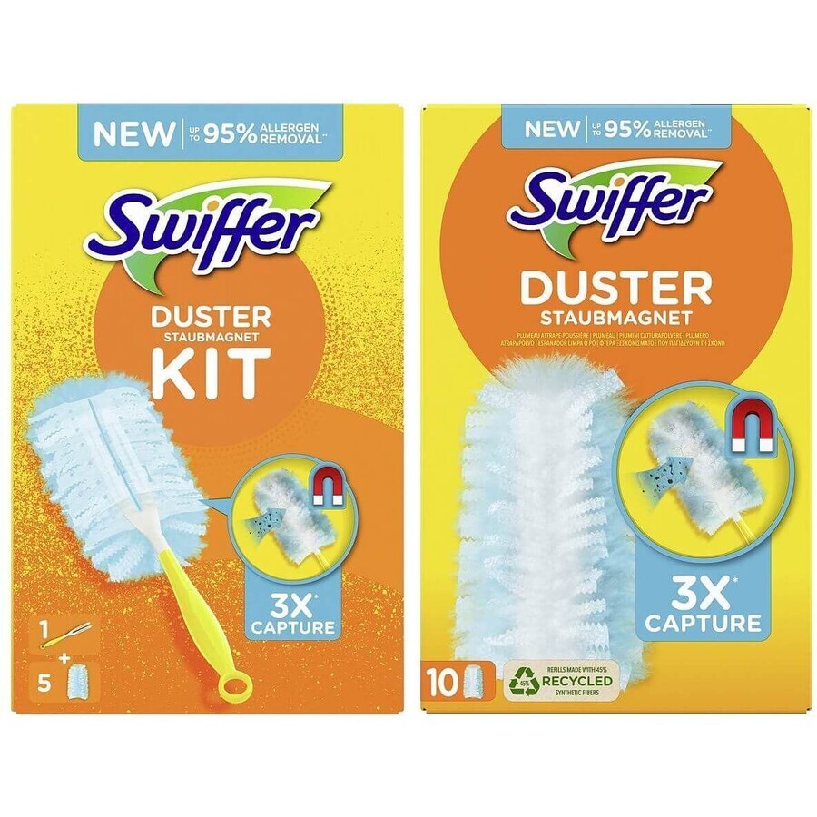 Swiffer set (1 steel + 15 stofzuigers)