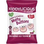 Kiddylicious Groenten en Fruit Koekjes Framboos en Biet 5 x 6 g