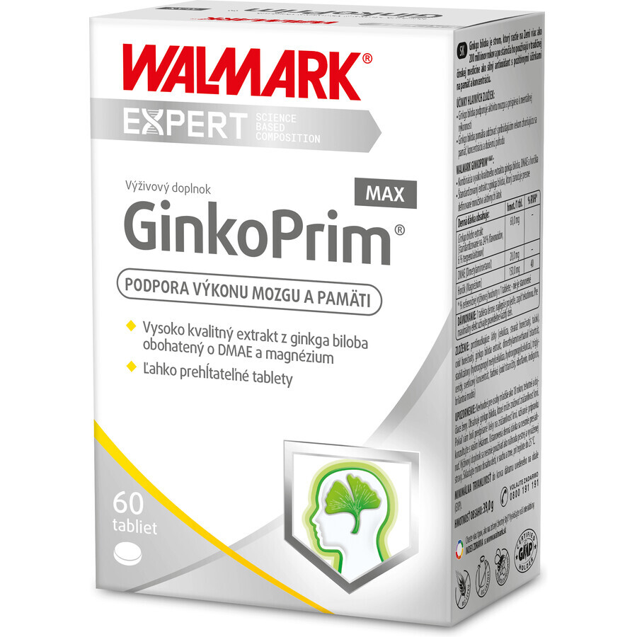 Walmark GinkoPrim MAX 60 tabletten