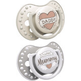 LOVI Dynamic Soothing Soother I Love 3-6m 2 pcs