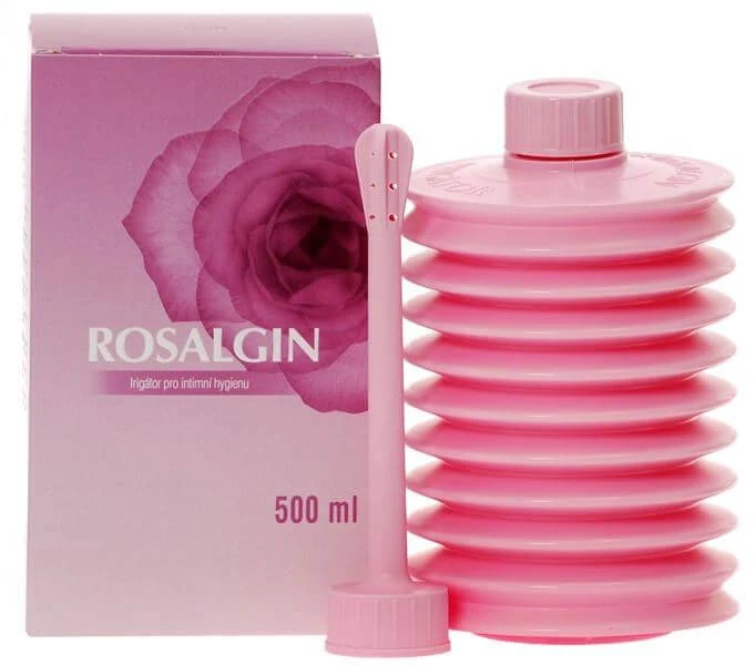 Rosalgin vaginale irrigator met een volume van 500 ml