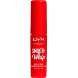 NYX Professional Makeup Barra de labios líquida mate Smooth Whip Matte Lip Cream 12 Icing On Top, 4 ml