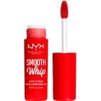 NYX Professional Makeup Smooth Whip Matte Lip Cream 12 Zuckerguss auf mattem flüssigem Lippenstift, 4 ml