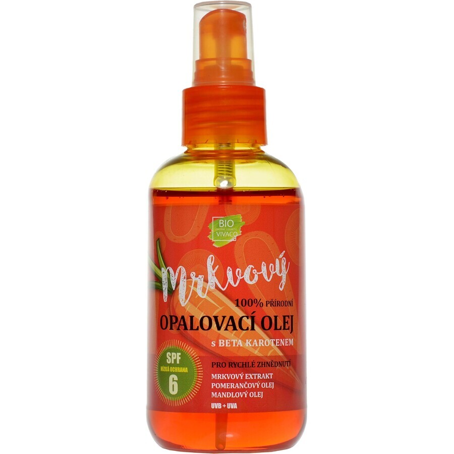 Vivaco Wortel Zonnebrandolie SPF6 met bètacaroteen 150 ml