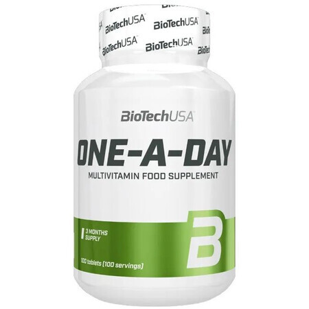 BiotechUSA ONE A DAY 100 comprimés