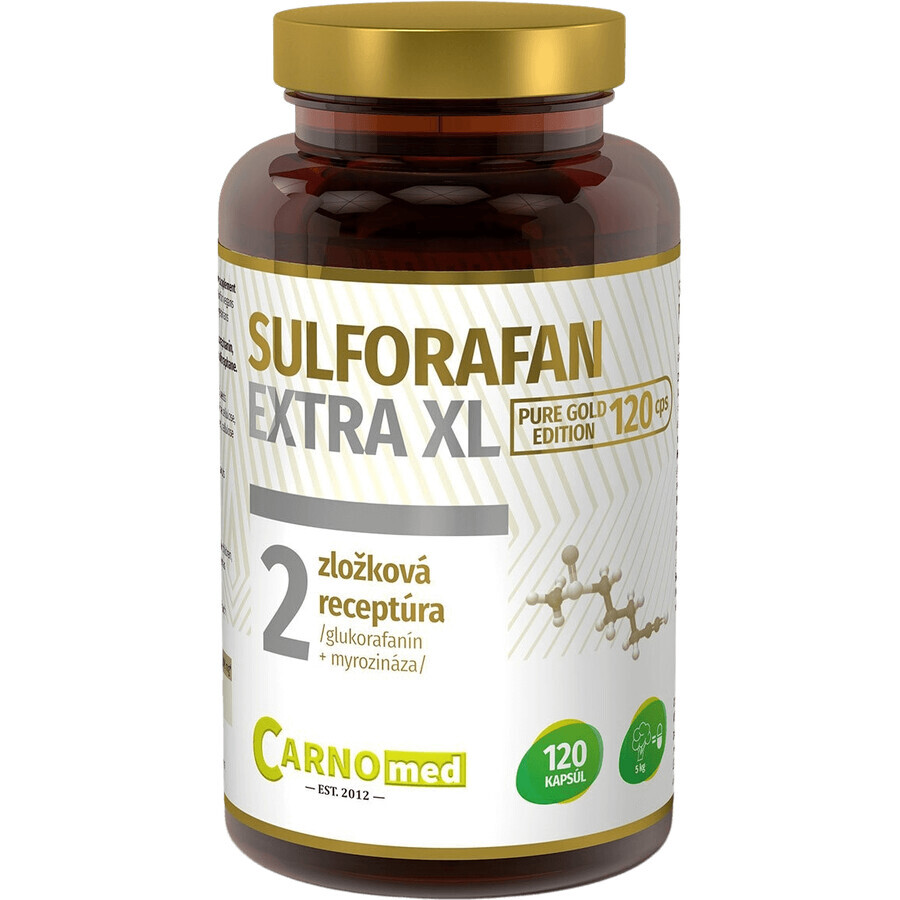 CarnoMed Sulforafaan EXTRA XL Pure Gold Edition 120 capsules