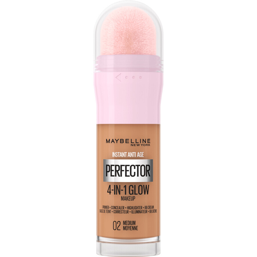 Maybelline New York Instant Perfector 4-in-1 Glow 02 Medium Aufhellendes Make-up 20 ml