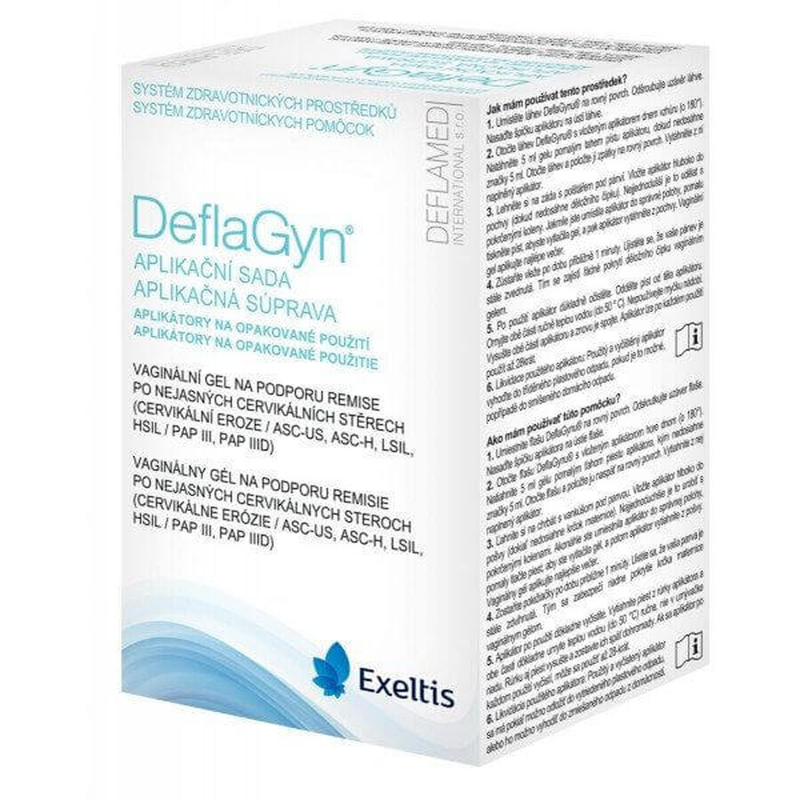 Aanbrengset DeflaGyn vaginale gel 150 ml