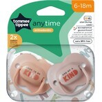 Tommee Tippee CTN AnyTime succhietto in silicone, 6-18m, più colori 2 pz.